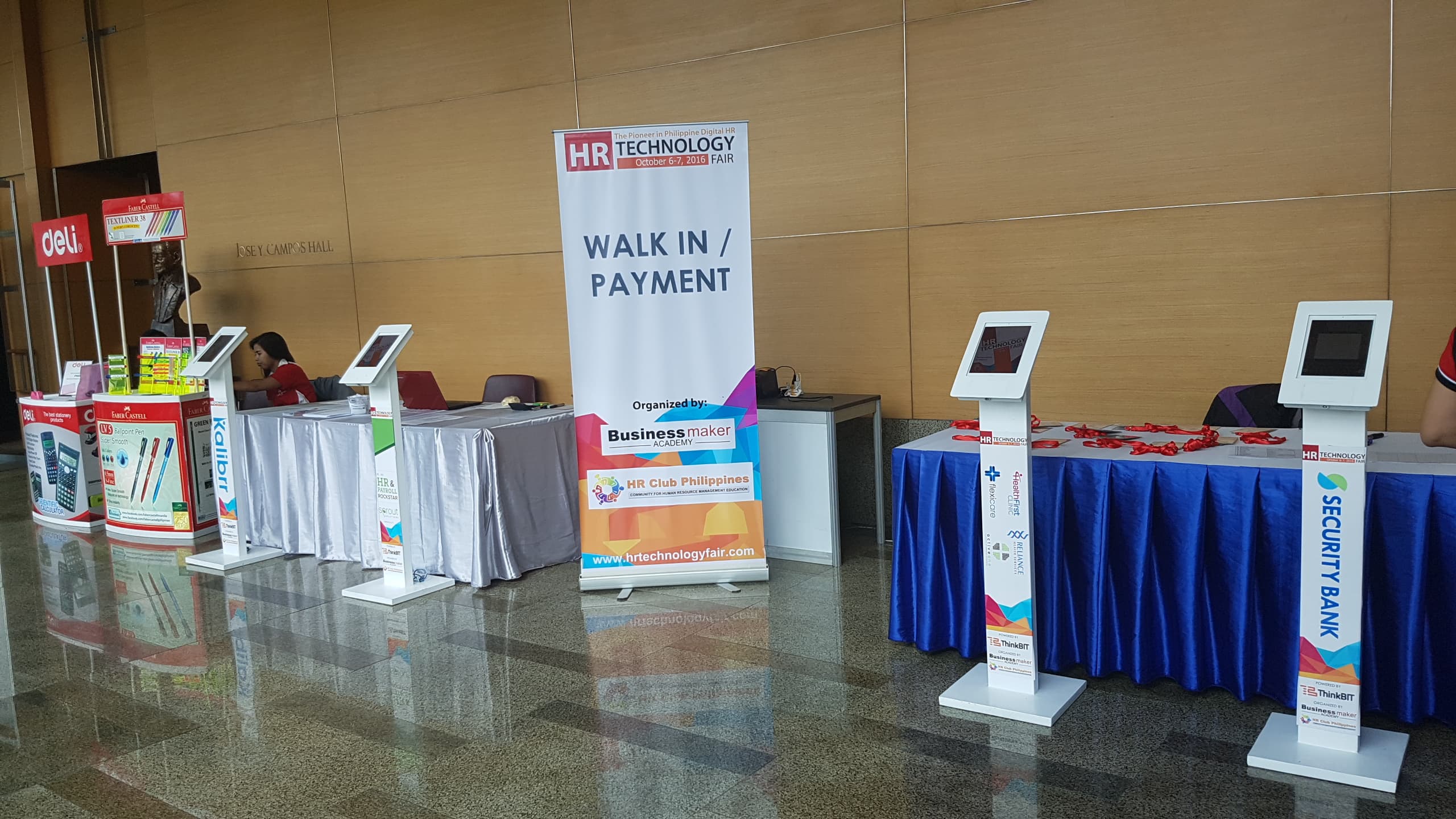 Event registration with iPads